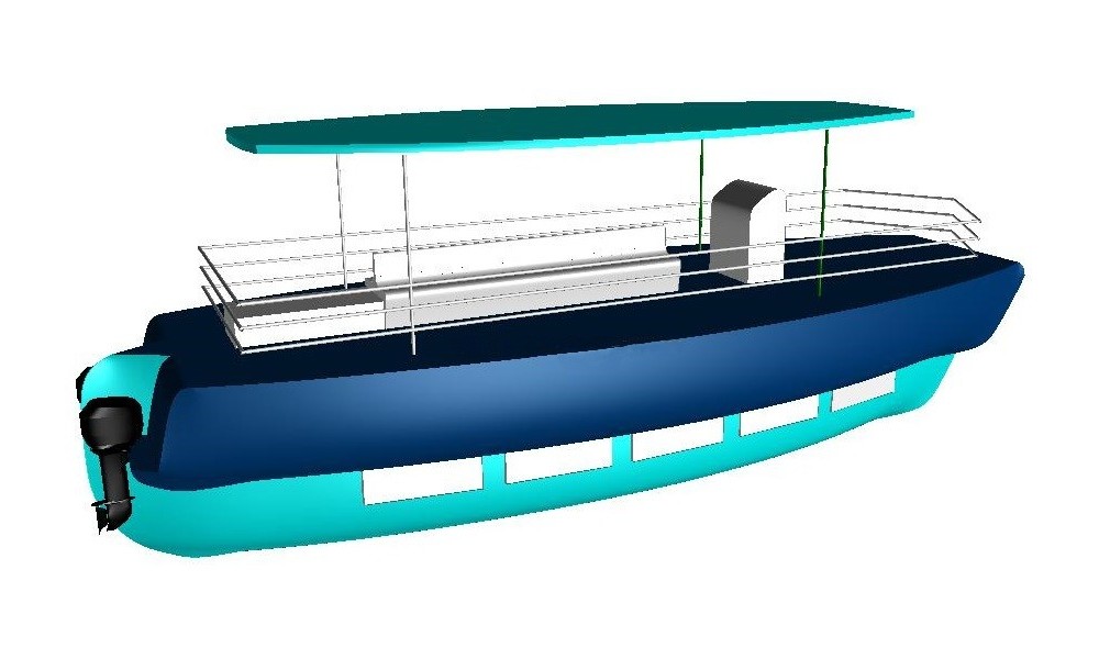 Bonito- Indian Semi-Submarine Side View