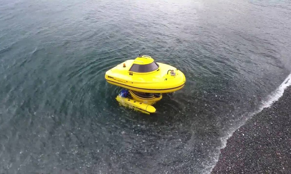 MSV Explorer Semi-Submarine View Taken by Drone