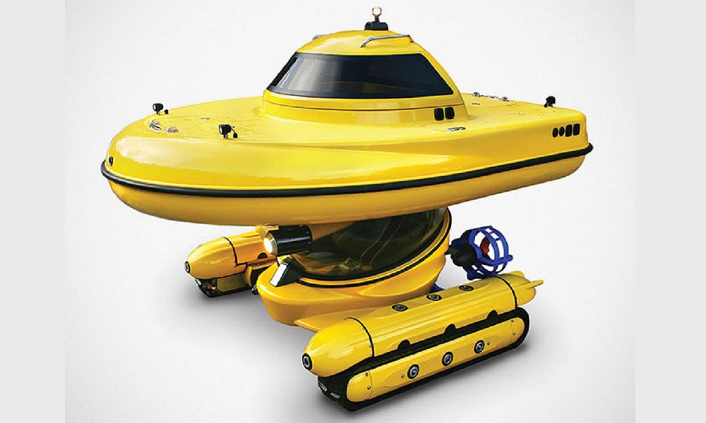 MSV Explorer Semi-Submarine Full Side View