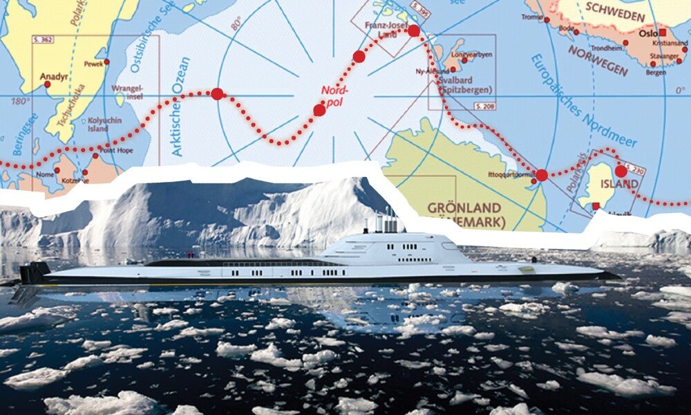Migaloo Cruise Line Submarine Routes