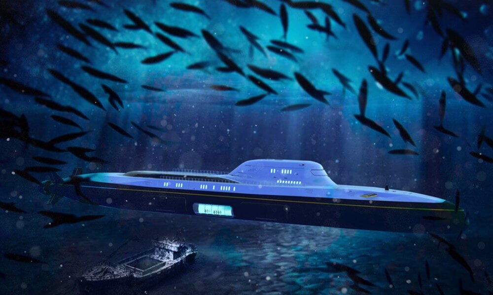 Migaloo Cruise Line Submarine Underwater View