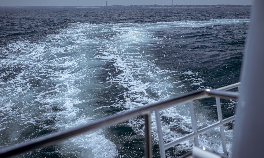 View from the Deck of Ocean Rafale