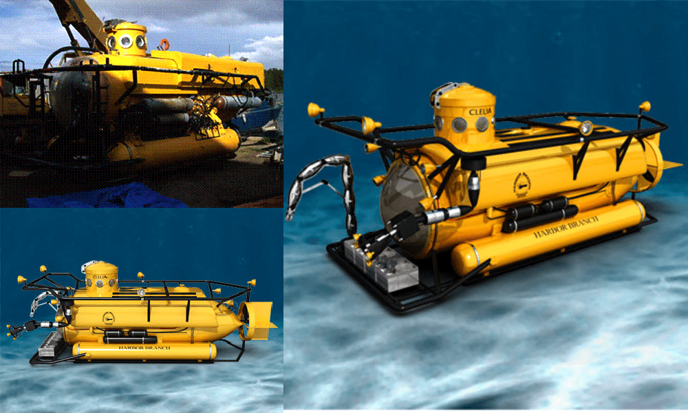 Perry Diver Lockout Research Submarine Multiple View