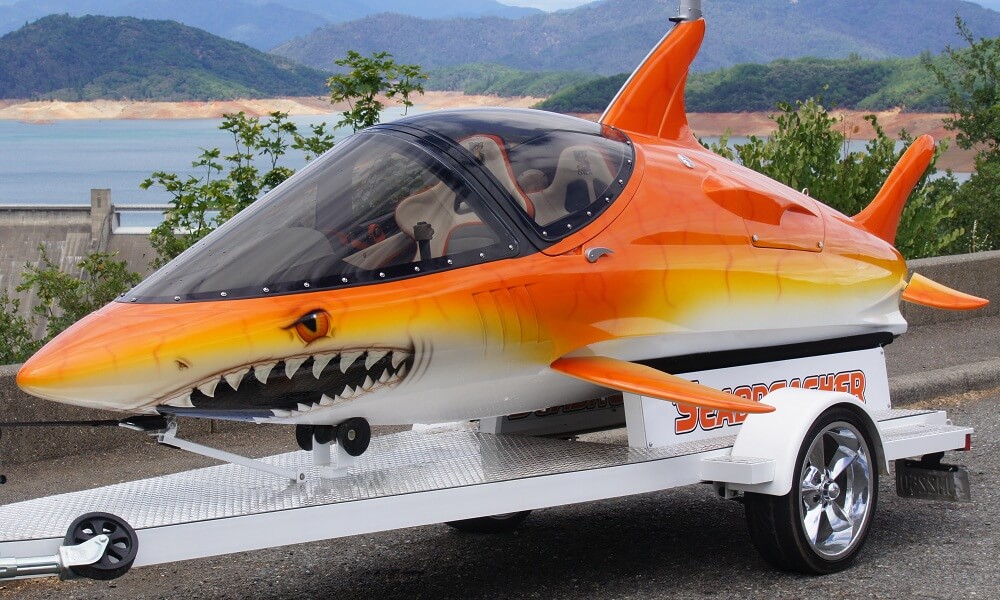 Seabreacher X Model Shark Inspired Orange Color