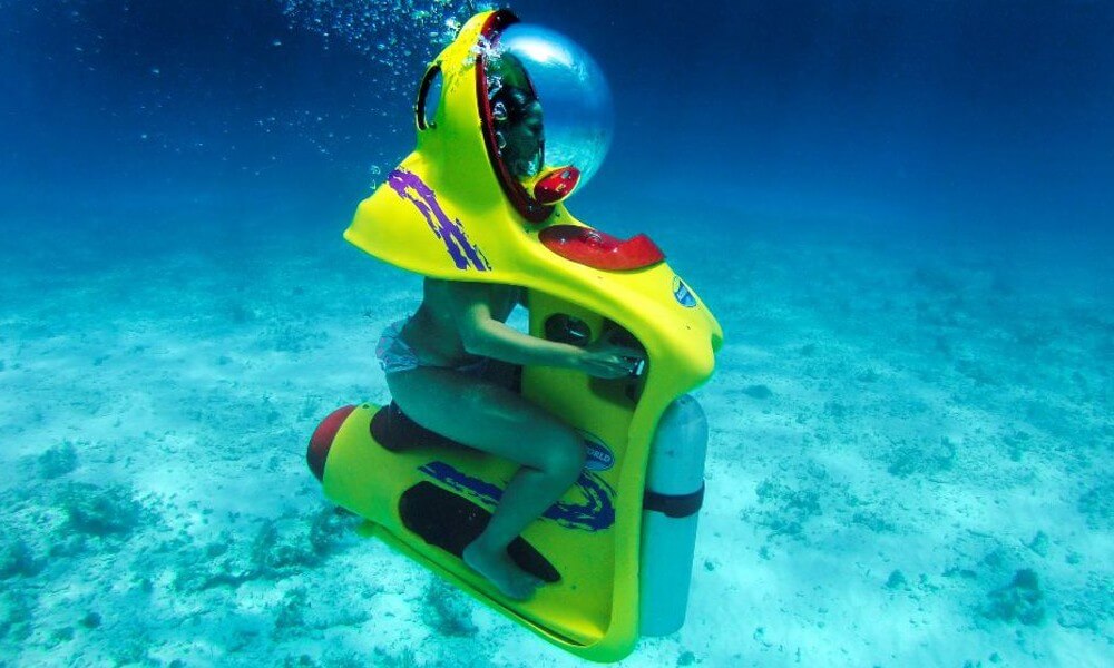 Subsea Scooter 1-Seater Underwater View