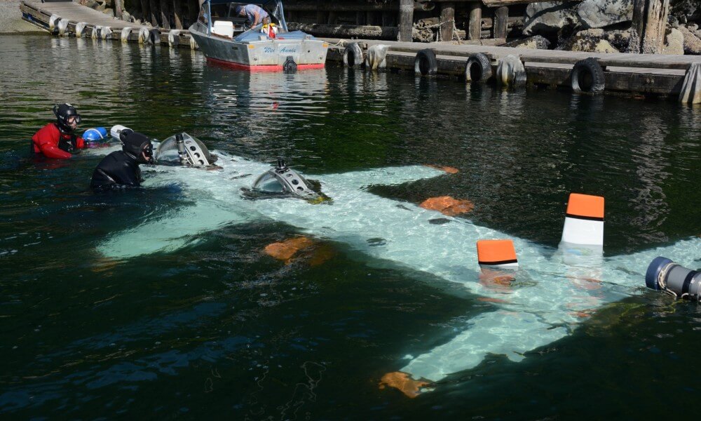 SuperAviator Submarine Diving