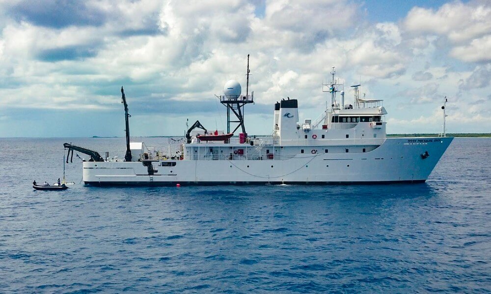 Triton Full Ocean Depth Submarine with Support Vessel