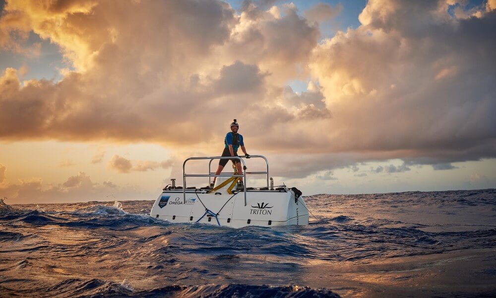 Triton Full Ocean Depth Submarine Ready to Dive