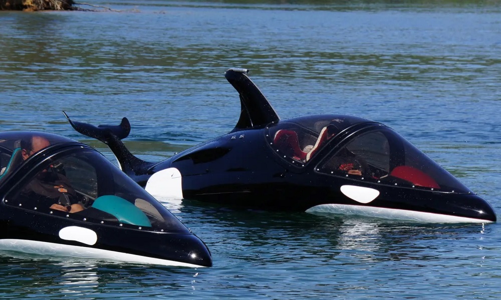Seabreacher-Y Model Killer Whale in Water, Ready for Action