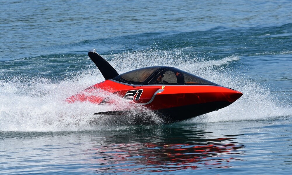 Seabreacher-Z Model Dolphin Inspired Red Color
